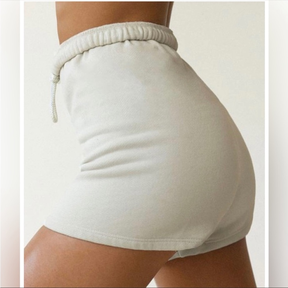 NWT JOAH BROWN HIGH WAIST SWEAT SHORTS X SMALL SMALL